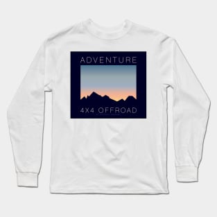 4x4 Offroad Adventure - Sunrise Long Sleeve T-Shirt